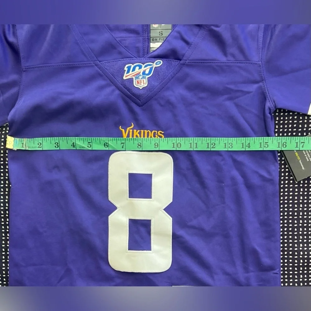 Kirk Cousins Minnesota Vikings New (NWT) Nike Football Jersey